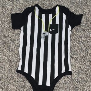 Nike referee onesie